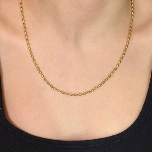 316L Çelik Gold Arpa Kolye